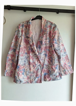 Veste oversize à motif fleuri vintage, état: Très bon état, taille: L / 40 / 12, 8,00 €, 9,10 € Protection acheteurs (Pro) incluse