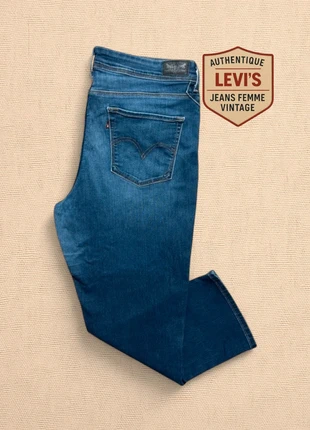 Jean Levi’s® Authentique femme slim bleu moyen taille FR 42/44 (W33 L32) très bon état 1093, marca: Levi's, estado: Muito bom, tamanho: XXL / 44 / 16, €15.00, €16.45 inclui Proteção do Comprador Pro
