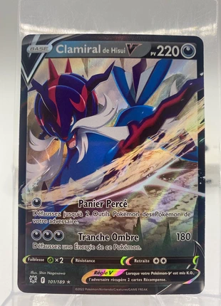 Carte Pokémon Clamiral de Hisui V - 101/189 - Astres Radieux (EB10) - Bloc EB, marke: Pokémon, zustand: Neu, 2,00 €, 2,80 € inklusive Vinted-Käuferschutz