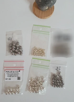 Ensemble de perles argentées, marca: iperles, estado: Nuevo sin etiquetas, 12,00 €, 13,30 € Protección al comprador incluida