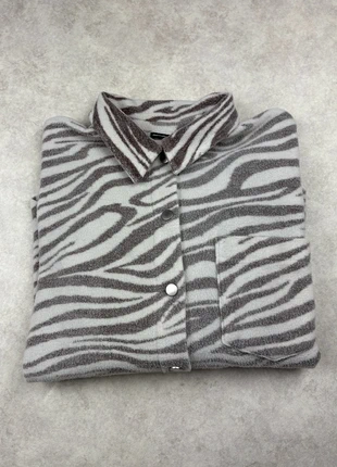 Veste polaire ASOS zèbre – Femme – Taille 34 – Confort & style tendance, brand: ASOS, condition: Very good, size: XS / 34 / 6, €11.00, €12.25 includes Buyer Protection