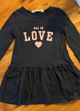 H&M Kleid Gr.98/104 Love, marque: H&M, état: Très bon état, taille: 3 ans / 98 cm, 3,00 €, 3,85 € Protection acheteurs incluse