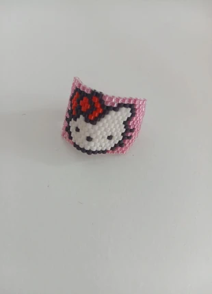 Anillo rosa con diseño de Hello Kitty, marca: Hello Kitty, estado: Novo sem etiquetas, €3.00, €3.85 inclui Proteção do Comprador