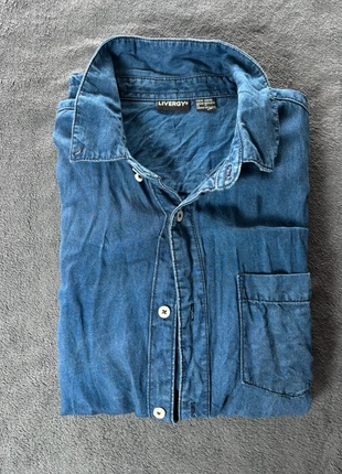 Chemise jean bleu Livergy homme - taille M, brand: Livergy, condition: Good, size: M, €3.00, €3.85 includes Buyer Protection