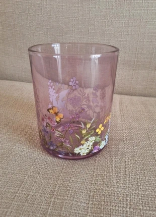 Vaso in vetro viola con decorazioni floreali, marque: CASA, état: Très bon état, 5,00 €, 5,95 € Protection acheteurs incluse