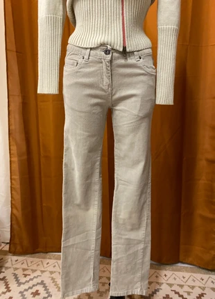 Jeans bootcut velours côtelé beige écru taille 36 marque Via28, marque: Via28, état: Très bon état, taille: S / 36 / 8, 9,00 €, 10,15 € Protection acheteurs (Pro) incluse