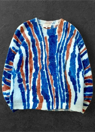 Pull col rond hiver Sézane style zèbre/tigre kid mohair et laine multicolore Femme-Taille M, marke: Sézane, zustand: Sehr gut, größe: M / 38 / 10, 89,00 €, 94,15 € beinhaltet Vinted-Käuferschutz Pro