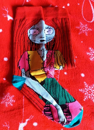 Calzini lunghi The Nightmare before Christmas red, brand: THE NIGHTMARE BEFORE CHRISTMAS, condizioni: Nuovo senza cartellino, taglia: S | 35-38, €1.50, €2.28 include la Protezione acquisti