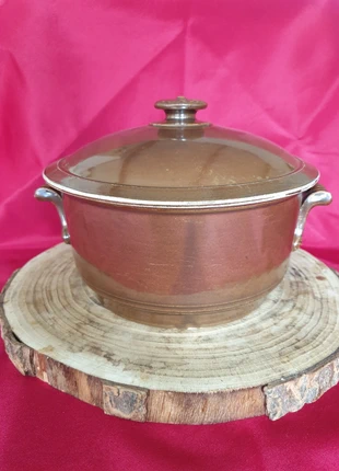 Cocotte en terre cuite émaillée, merk: Inconnu, staat: Heel goed, € 10,00, € 11,20 inclusief Kopersbescherming