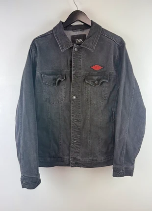 Veste en jeans Noir Zara L (ew178), brand: Zara, condition: Very good, size: L, €11.00, €12.25 includes Buyer Protection Pro