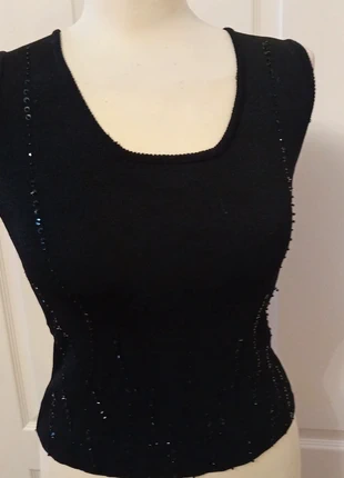 YK2 Knitted Sequin/beaded Top M, brand: ondenB, condition: Very good, size: M / UK 12-14, £4.00, £4.90 includes Buyer Protection