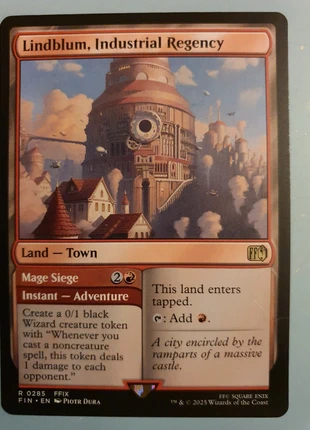 Carte Magic Final Fantasy Lindblum, Industrial Regency, brand: Magic: The Gathering, condition: New without tags, €2.00, €2.80 includes Buyer Protection