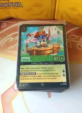 Lot de 200 cartes officielles Disney Lorcana françaises sans double, marke: Disney, zustand: Neu, 17,80 €, 19,39 € inklusive Vinted-Käuferschutz