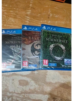 Lotto 3 giochi the elder scrolls online Summerset Elsweyr Morrowind ps4 PAL ita, estado: Novo com etiquetas, €15.00, €16.45 inclui Proteção do Comprador Pro