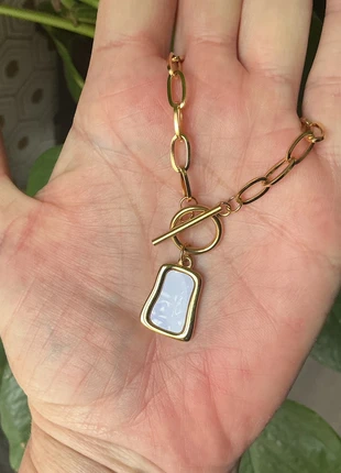 🌸 Stainless steel ketting 🌸, staat: Heel goed, € 4,00, € 4,90 inclusief Kopersbescherming Pro