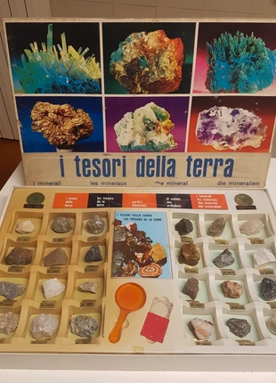 Raccolta completa 100% I Tesori della Terra Minerali vintage Epoca anni '70, marca: Collezione, estado: Bueno, 25,00 €, 26,95 € Protección al comprador incluida