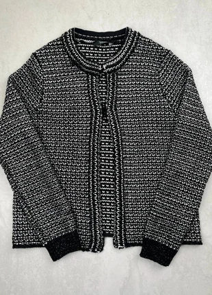 Veste cardigan noir et blanc LDA, Taille XL, Très bon état, brand: LDA, condition: Very good, size: XL / 42 / 14, €6.00, €7.00 includes Buyer Protection