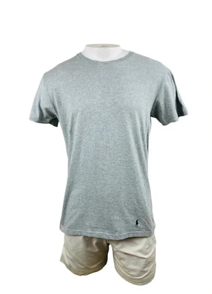 T-shirt gris M – Logo en bas – 100% coton – Ralph Lauren – 63x38 cm, brand: Ralph Lauren, condition: Very good, size: M, €10.00, €11.20 includes Buyer Protection Pro