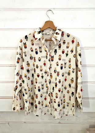 Chemise shirt à motifs, marque: Vintage Dressing, état: Neuf sans étiquette, taille: L / 40 / 12, 18,50 €, 20,13 € Protection acheteurs incluse