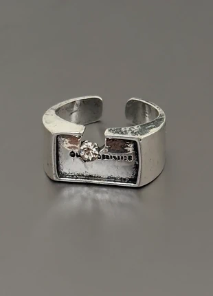 Bague fissurée vintage en acier inoxydable, marque: CHROME, état: Très bon état, taille: Ajustable, 10,00 €, 11,20 € Protection acheteurs incluse