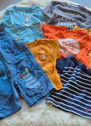 Lot 7 habits bébé garçon 9-12 mois, marque: Influx, état: Très bon état, taille: 9-12 mois / 74 cm, 5,50 €, 6,48 € Protection acheteurs incluse