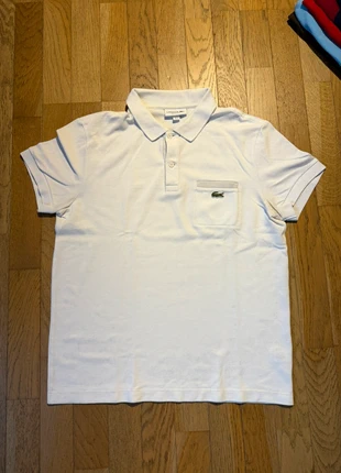 Polo Lacoste Blanc, merk: Lacoste, staat: Nieuw zonder prijskaartje, maat: M, € 30,00, € 32,20 inclusief Kopersbescherming