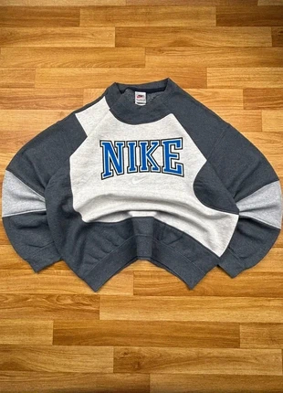 Sweat Nike Vintage Y2K Made In USA Retro Style Boxy (Gris/Anthracite - Taille L) T133., marke: Nike, zustand: Sehr gut, größe: L, 37,90 €, 40,50 € inklusive Vinted-Käuferschutz