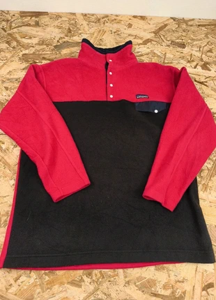 Patagonia / Pull Polaire Synchilla 1/4 Zip / Homme M / Rouge Noir / 90-2000 / Randonnée Ski Vintage, marca: Patagonia, estado: Muito bom, tamanho: M, €49.00, €52.15 inclui Proteção do Comprador Pro