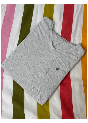 T-shirt Kiabi taille S blanc a pois noir poche poitrine, brand: Kiabi, condizioni: Buone, taglia: S, €1.00, €1.75 include la Protezione acquisti