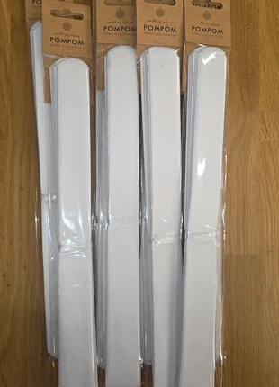 8 pompons en papier de soie blanc 35 cm, marca: PartyDeco, estado: Nuevo con etiquetas, 6,00 €, 7,00 € Protección al comprador Pro incluida