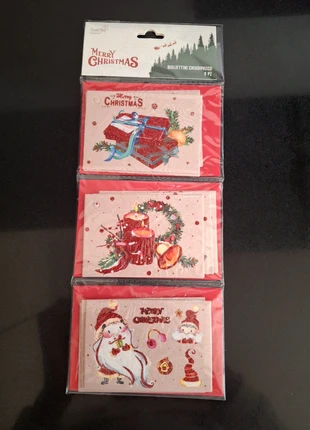 Bigliettini Natalizi, merk: duesse christmas, staat: Nieuw met prijskaartje, € 3,00, € 3,85 inclusief Kopersbescherming