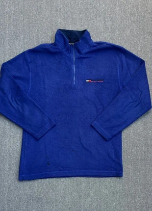 Veste polaire tommy Hilfiger vintage 1/4 zip bleu taille XL homme, brand: Tommy Hilfiger, condition: Good, size: XL, €4.99, €5.94 includes Buyer Protection