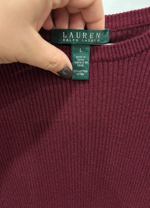 Lauren Ralph Lauren - Pullover a costine - Borgogna- 100%Cotone - Taglia L - Ottime Condizioni, marque: Ralph Lauren, état: Très bon état, taille: L / 40 / 12, 15,00 €, 16,45 € Protection acheteurs incluse
