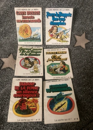 Série vintage La Vache qui Rit – Les Héros de la Mer – années 70 – complet, marque: La Vache qui rit, état: Très bon état, 18,00 €, 19,60 € Protection acheteurs incluse