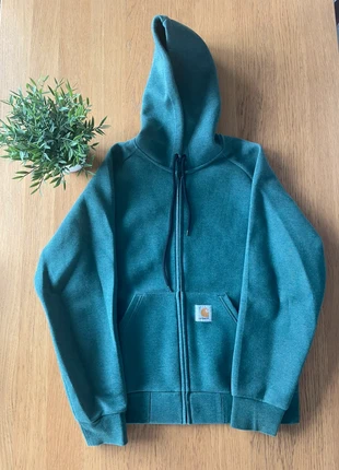 Carhartt pull zip green couleur vert streetwear oversize pull à tirette, brand: Carhartt, condizioni: Nuovo senza cartellino, taglia: M, €80.00, €84.70 include la Protezione acquisti