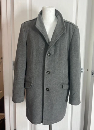 S4 grey wool blend overcoat size large classic winter smart coat, condition: Very good, size: L, £17.99, £19.59 includes Buyer Protection