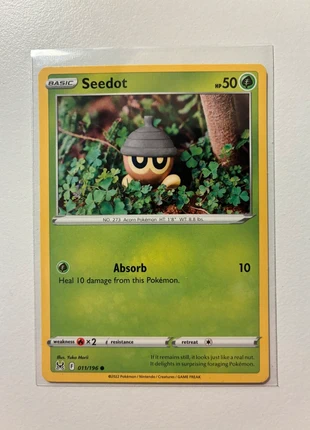 Seedot #11 Pokémon Lost Origin, marque: Pokémon, état: Très bon état, 1,00 €, 1,75 € Protection acheteurs incluse