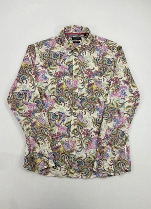 Chemise Kaporal Vintage Jeans Collection Safari à motif cachemire multicolore – Taille S, brand: Kaporal, condizioni: Ottime, taglia: S, €19.90, €21.60 include la Protezione acquisti Pro