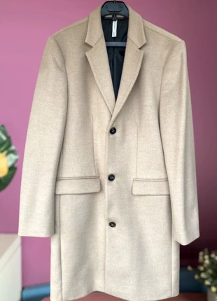 Abrigo largo beige de Zara Man NUEVO, talla L, marque: Zara Man, état: Neuf sans étiquette, taille: L, 60,00 €, 63,70 € Protection acheteurs incluse