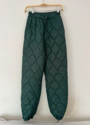 Y2K Padded Green Trousers – Size 8  (£25 ONO), condition: New without tags, size: S / 8, £25.00, £26.95 includes Buyer Protection