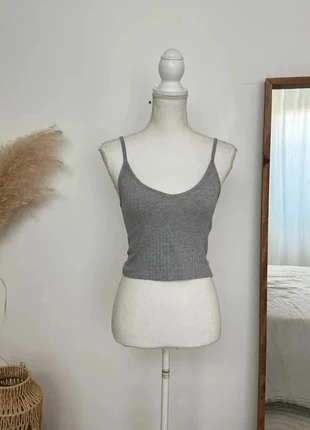 Top à bretelles Divided gris XS, brand: H&M, condition: Very good, size: XS / 34 / 6, €5.00, €5.95 includes Buyer Protection