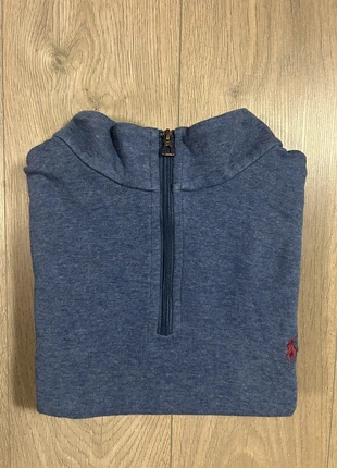 Half zip Ralph Lauren 1/4, bleu azur - taille XXL, brand: Ralph Lauren, condition: Very good, size: XXL, €35.00, €37.45 includes Buyer Protection