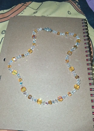 Vintage Style Aurora Borealis Necklace with Intricate Clasp, condition: Good, £6.00, £7.00 includes Buyer Protection