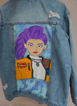 Veste en jean Huntrix Rumi, marke: Kiabi, zustand: Sehr gut, größe: 12 Jahre / 152, 49,00 €, 52,15 € beinhaltet Vinted-Käuferschutz Pro