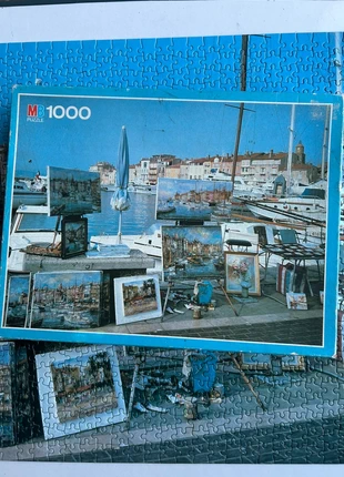 Puzzle de 1000 pièces paysage, merk: MB Puzzles, staat: Heel goed, € 7,00, € 8,05 inclusief Kopersbescherming