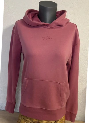 Sweat à capuche Hollister rose poudré brodé logo – Taille XS, merk: Hollister, staat: Heel goed, maat: XS / 34 / 6, € 22,99, € 24,84 inclusief Kopersbescherming