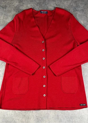 Gilet cardigan Saint James femme – 100% pure laine – Rouge – Made in France - taille XL, marque: Saint James, état: Très bon état, taille: XL / 42 / 14, 34,99 €, 37,44 € Protection acheteurs incluse