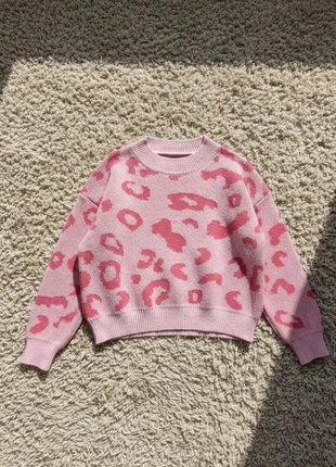 Pull rose motif léopard🐆, brand: Ciel d’Ivoire, condizioni: Ottime, taglia: S / IT 40 / EU 36, €42.90, €45.75 include la Protezione acquisti
