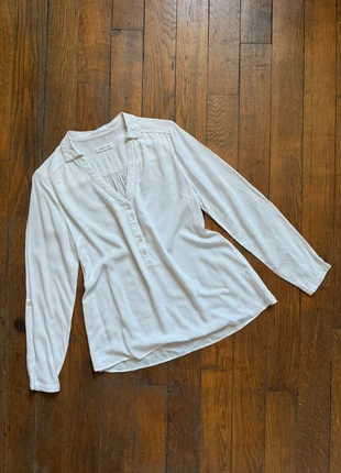 Blouse blanche fleurs cache cache taille s 36, brand: Cache Cache, condition: Very good, size: S / 36 / 8, €5.00, €5.95 includes Buyer Protection