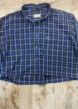 Chemise Courte Thomas Burberry – Bleu Rayé – logo brodé-Taille XL Femme, brand: Burberry, condition: Very good, size: XL / 42 / 14, €17.90, €19.50 includes Buyer Protection